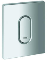 GROHE Abdeckplatte 42380 mit Drucktaste alpinweiß – WC-Betätigungsplatte