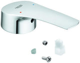 GROHE Hebel 48542 für Eurosmart Einhebelmischer – Chrom, mit rot/blauer Temperaturanzeige