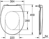 GROHE WC-Sitz Bau Keramik 39492 alpinweiß mit Quick-Release-Funktion