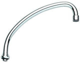 GROHE Rohrauslauf 13077 mit 235 mm Ausladung, U-Form, chrom – für Küchen-Standbatterien