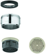 GROHE Mousseur 13941 Strahlregler mit Außengewinde M24 x 1 – Chrom, LongLife Oberfläche