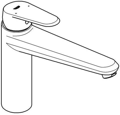 GROHE Eurodisc Einhand-Spültischbatterie 33770_1 – Schwenkauslauf, SilkMove, Chrom