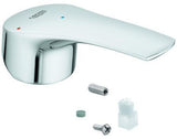 GROHE Hebel 48551 Chrom – Armaturengriff mit rot/blauer Temperaturanzeige
