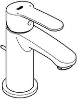 GROHE Eurostyle Cosmopolitan Einhand-Waschtischbatterie mit Zugstangen-Ablaufgarnitur, Chrom