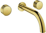GROHE Atrio Private Collection 3-Loch-Waschtischbatterie Wandmontage Chrom mit Knopfbetätigung