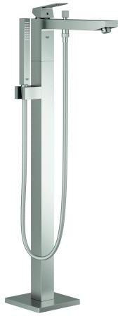 GROHE Eurocube Einhand-Wannenbatterie Bodenmontage chrom mit Handbrause Euphoria Cube+