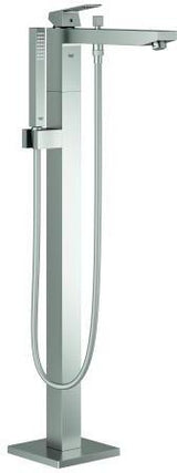 GROHE Eurocube Einhand-Wannenbatterie Bodenmontage chrom mit Handbrause Euphoria Cube+