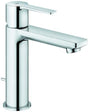 GROHE Lineare Einhand-Waschtischbatterie S-Size mit Temperaturbegrenzer und SilkMove Technologie in Chrom