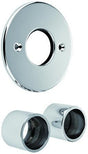 GROHE Rosette 43934 für Controecon UP Durchgangsventil – Chrom, Ø 120 mm