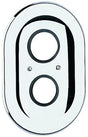 GROHE Rosette oval 47188 225x150 für Automatic 2000/Sentosa alt chrom – Ersatzteil
