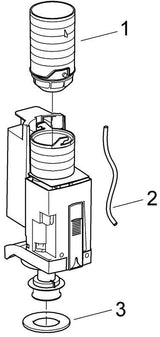 GROHE 2-Mengen-Ablaufventil AV1 mit Verlängerungsrohr 6-9l einstellbar – ohne Ventilsitz