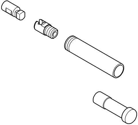 GROHE Umstellknopf 46008 für Umstellung 46058 – Chrom, präzise Passform für Ihre Armatur