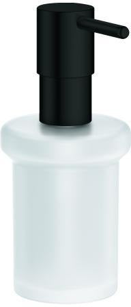 GROHE Essentials Seifenspender 102470 matt black für Halter Essentials & Cube, 160 ml