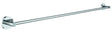 GROHE Essentials Badetuchhalter 800 mm – Verchromter Metall-Handtuchhalter mit verdeckter Befestigung