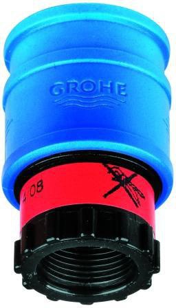 GROHE Steckkupplung 46338 – Schnappkupplung in matt-chrom