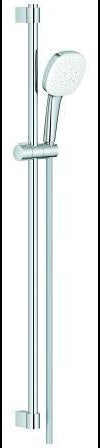 GROHE Tempesta Cube 110 Brausestangenset 900 mm – 3 Strahlarten, Chrom, 7,4 l/min