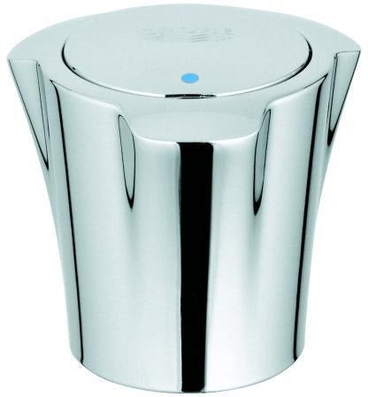 GROHE Griff 45994 für Costa – Armaturengriff in Chrom mit rot/blauer Temperaturanzeige