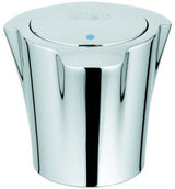 GROHE Griff 45994 für Costa – Armaturengriff in Chrom mit rot/blauer Temperaturanzeige