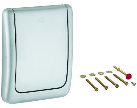 GROHE Abdeckplatte Classic 43177 komplett mattchrom – Betätigungsplatte für WC