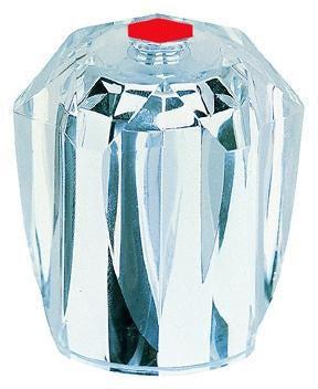GROHE Brillant Griff 1/2 Zoll mit roter Markierung – Chrom, Kunststoff
