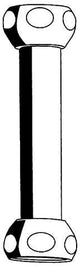 GROHE Verlängerungsrohr 45058 18x200 mm – Chrom, mit Quetschverschraubung 3/4''