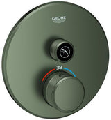 GROHE Grohtherm SmartControl Unterputz-Thermostat 1 Absperrventil rund hard graphite