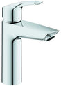 GROHE Eurosmart Einhand-Waschtischbatterie M-Size mit SilkMove und EcoJoy – Chrom