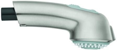 GROHE Spülbrause 46656 herausziehbar mit 2 Strahlarten, chrom/nighttimegrey