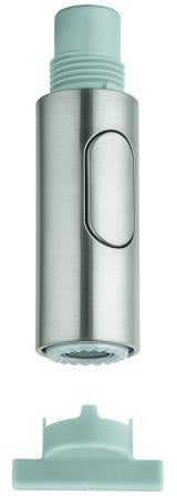GROHE Spülbrause 48416 mit Laminarstrahl und Brausestrahl, SpeedClean & LongLife Chrom