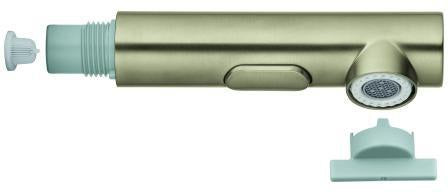 GROHE Spülbrause 46926 chrom – 2 Strahlarten, SpeedClean & LongLife Oberfläche