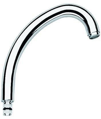 GROHE Rohrauslauf 13140 Niederdruck Auslauf 180 mm Ausladung Chrom