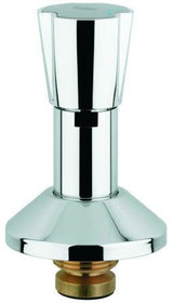 GROHE Oberteil 11515 1'' für UP-Ventile – Dreikantgriff chrom, Markierung blau/rot