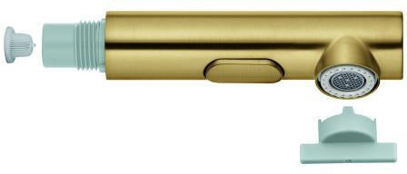 GROHE Spülbrause 46926 chrom – 2 Strahlarten, SpeedClean & LongLife Oberfläche