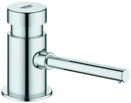 GROHE Seifenspender 36194 chrom – Standventil mit Druckknopf für Flüssigseife, 1 l