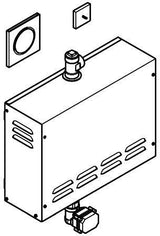 GROHE F-digital Deluxe Dampfgenerator 100751 – 9,9 kW, 400 V, für Kabinen bis 16 m³, satin graphite