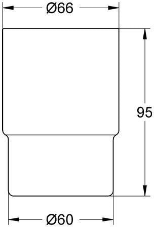 GROHE Essentials Zahnputzbecher aus Kristallglas – passend für Essentials, Cube, BauCosmopolitan & Authentic Halter