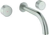 GROHE Atrio Private Collection 3-Loch-Waschtischbatterie Wandmontage Chrom mit Knopfbetätigung