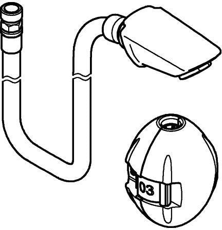GROHE Auslaufbrause 48573 chrom – Handbrause für Bad & Küche