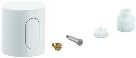GROHE Temperaturwählgriff 47812 Chrom – Sicherheitssperre bei 43°C für Unterputz-Armaturen