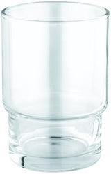 GROHE Essentials Zahnputzbecher aus Kristallglas – passend für Essentials, Cube, BauCosmopolitan & Authentic Halter