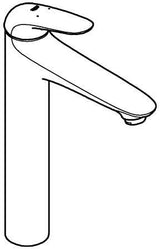 GROHE Eurostyle Einhand-Waschtischbatterie XL-Size, geschlossener Hebel, chrom – 175 mm Auslauf