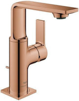 GROHE Allure Einhand-Waschtischbatterie M-Size cool sunrise gebürstet – schwenkbarer Auslauf & EcoJoy