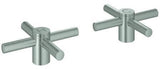 GROHE Atrio Griff 18026 Kreuzgriff 2er-Set Chrom – LongLife Oberfläche