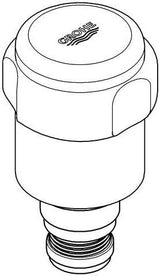 GROHE Oberteil 41816 WAS-Griff DN10 mit Rückflussverhinderer chrom – Fettkammer-Technologie