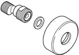 GROHE S-Anschluss 12662 Chrom – 1/2" x 3/4" mit Schalldämpfer und Rosette