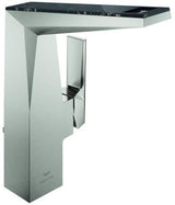 GROHE Allure Brilliant Private Collection Waschtisch-Einhandhebelmischer L-Size mit Vanilla Noir Caesarstone Einlage und SilkMove Technologie