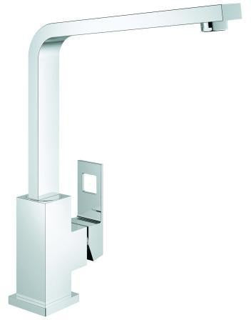 GROHE Eurocube Einhand-Spültischbatterie – Hoher Auslauf, 90° schwenkbar, Chrom