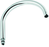 GROHE C-Auslauf 13043 chrom für Minta Einhand-Spültischbatterie, drehbar, Messing