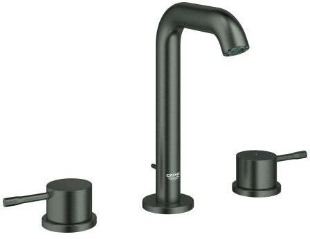 GROHE Essence 3-Loch-Waschtischbatterie mit Zugstangen-Ablaufgarnitur, Chrom