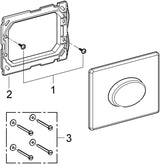 GROHE Skate Air WC-Betätigungsplatte 1-Mengen-Technik chrom 156x197 mm